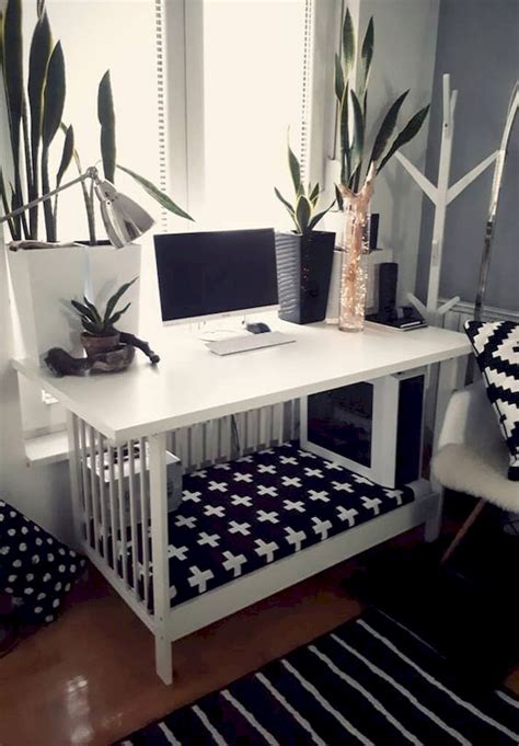 The first step is to attach the legs to the desktop. 50 Favorite DIY Computer Desk Design Ideas and Decor - Ideaboz