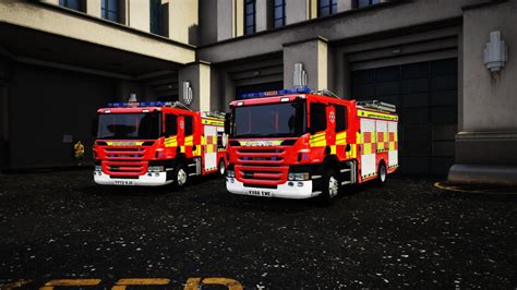 Nifrs Northern Ireland Fire Service Scania Gta5