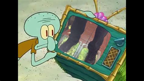 Squidward Watching Tv Cause He Hates His Life Youtube