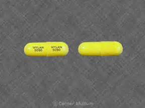 MYLAN 5050 MYLAN 5050 Pill Images (Yellow / Capsule-shape)