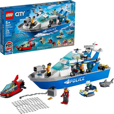 Comprar Lego City Police Patrol Boat 60277 Kit De Construcción Genial