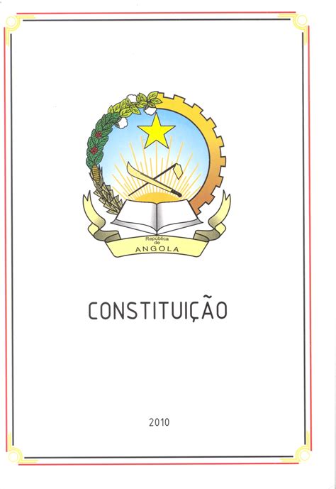 Constituição Da República De Angola 2010 Fundação Troufa Real Ukuma