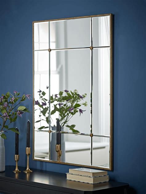 Decorative Panelled Mirror Rectangular In 2020 Hallway Mirror
