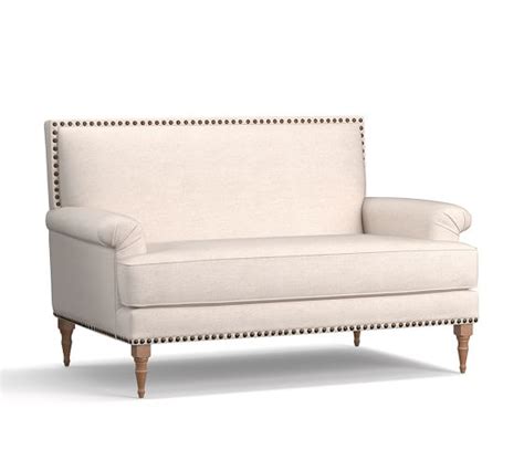 Paris Upholstered Settee Pottery Barn