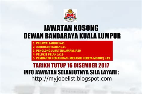 Kuala terengganu is also the capital of kuala terengganu district. Jawatan Kosong di Dewan Bandaraya Kuala Lumpur (DBKL) - 16 ...