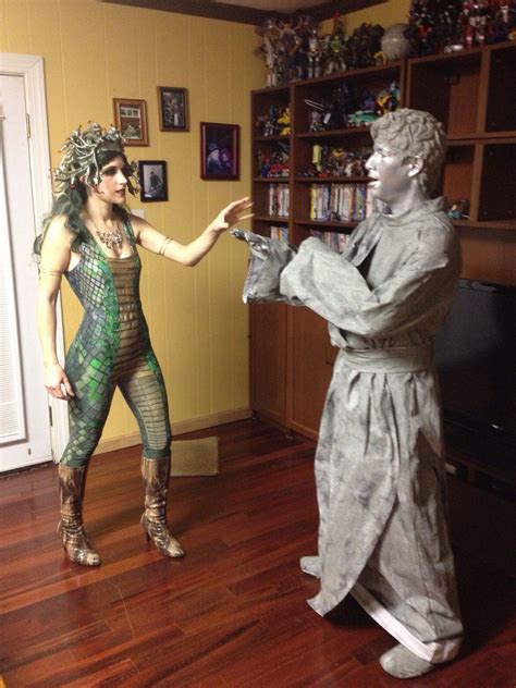 cool idea medusa and statue clever halloween costumes cute halloween costumes cute couple
