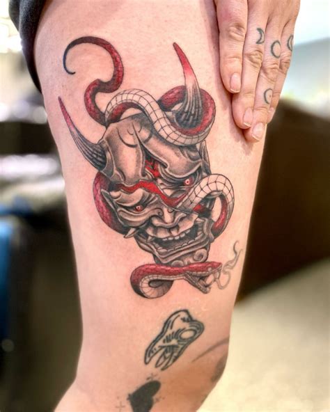 12 Best Oni Mask Tattoos To Inspire You Updated 2023 Alexie