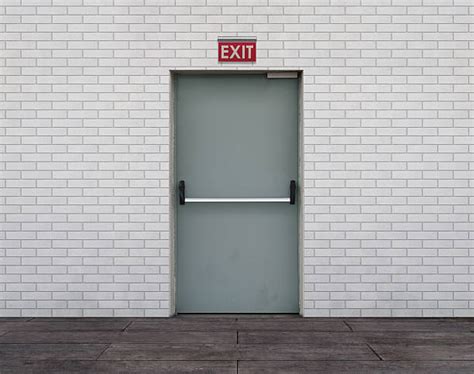 Emergency Exit Door Stock Photos Pictures And Royalty Free Images Istock