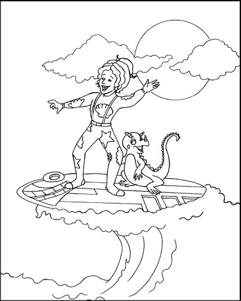 The Magic School Bus Coloring Pages