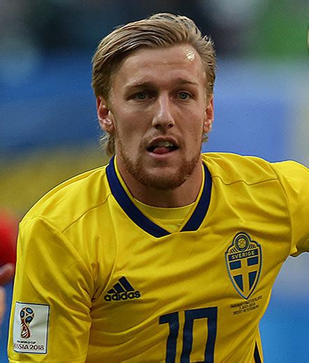 The swedes netted their first goal from open play at the tournament just 82 seconds into their final group e game thanks to forsberg's composed angled finish. Emil Forsberg - Wikipedia