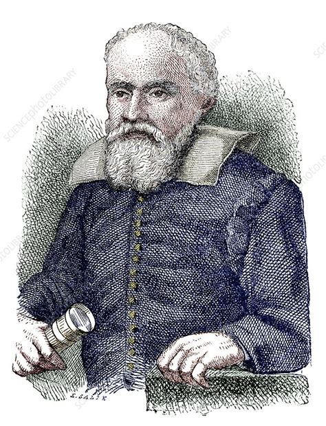 Galileo Galilei Italian Astronomer Stock Image C0240163 Science