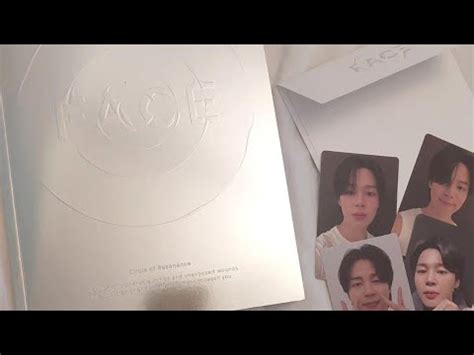 Unboxing Lbum Face De Jimin Invisible Face F Tima Chan Youtube