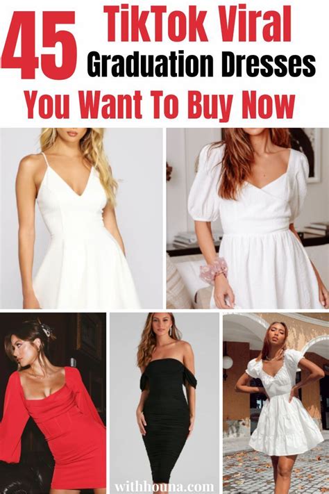 45 Tiktok Viral Graduation Dresses You Want To Buy Now Dresses For