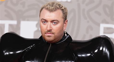 Sam Smiths Brit Awards Red Carpet Outfit Their Most Daring Yet