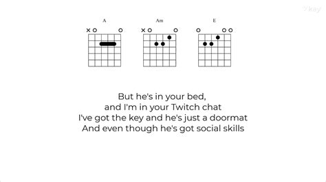 Wilbur Soot Your New Boyfriend Annotated Chord Chart With Lyrics