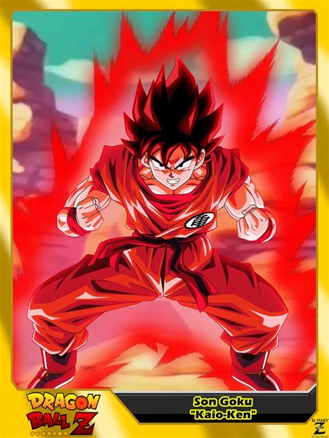 Dragon Ball Z Son Goku Kaio Ken By El Maky Z On Deviantart Em 2020