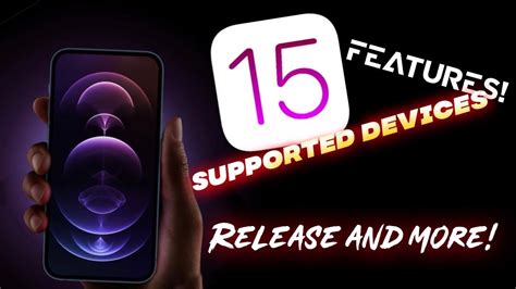 Ios 15 release date uk. iOS 15 - Supported Devices, Features, Release Date ...