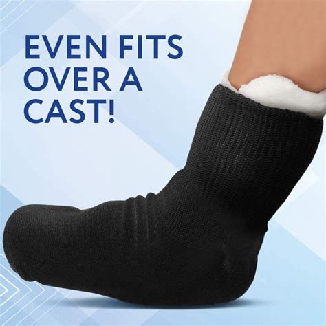 2 Pairs Of Impresa Extra Width Socks For Lymphedema Bariatric Sock
