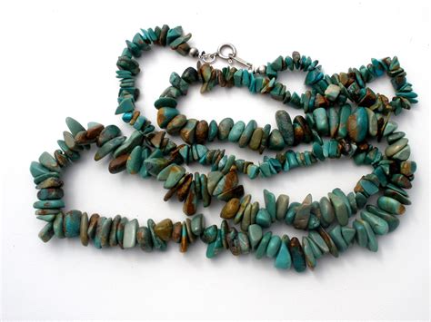 The Jewelry Lady S Store Turquoise Nugget Bead Jordan Necklace