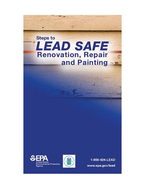 Epa Lead Certification Brochures And Resources