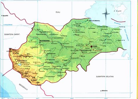 Peta Provinsi Lampung Beserta Keterangannya