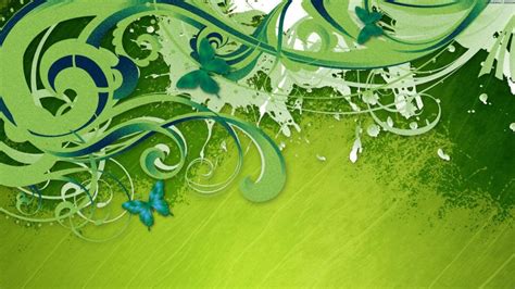 Green Vector Hdtv Wallpaper Colorful Wallpaper Better