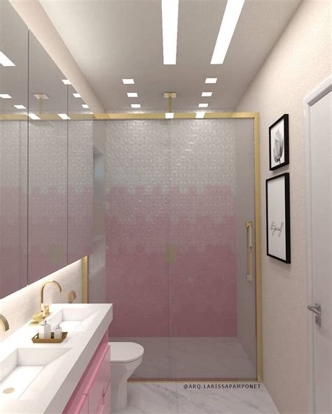 Arquiteta Larissa Pamponet Publicou No Instagram “🏡 Banheiro De Menina No Fundo Do Banheiro