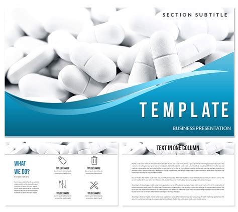 Pharmacy Tablets Powerpoint Templates