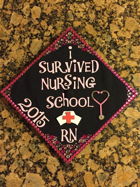 Nursing School Graduation Cap Decoration Nurse Graduation Cap