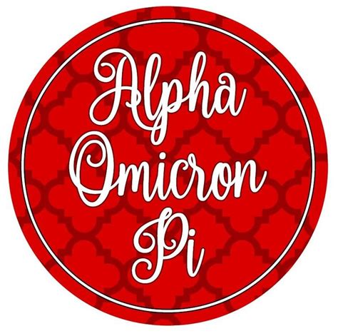 Alpha Omicron Pi Bumper Stickers 4 Round Sale 495 Greek Gear