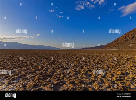 This Is A View Of The Salt Encrusted Mudflats Seen From The Salt Flats