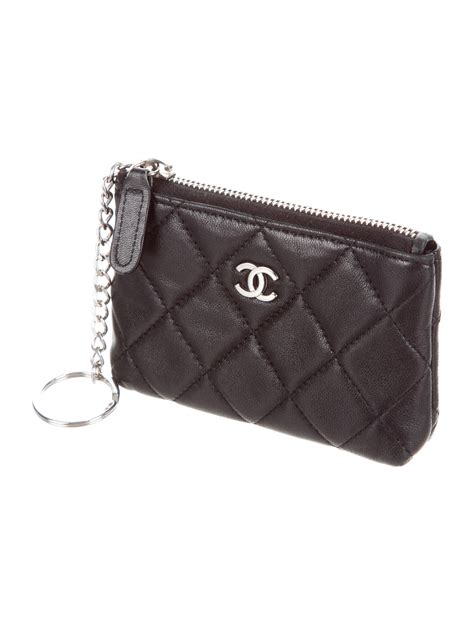 Chanel Quilted Cc Key Pouch Black Wallets Accessories Cha198808