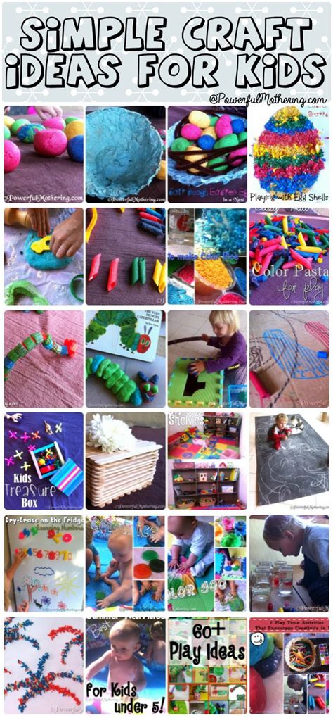 It's unbelievably easy to set up and so. Simple Craft Ideas for Kids