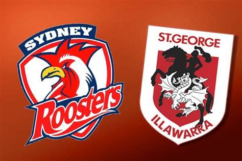 George illawarra v sydney roosters: Watch St George Illawarra Dragons vs Sydney Roosters NRL ...
