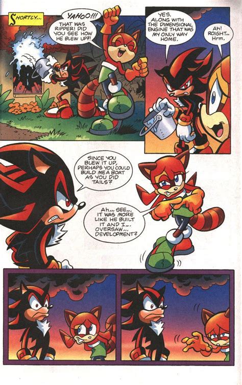Shadow Realizes Hes Trapped Archie Sonic Comics Sonic The Hedgehog