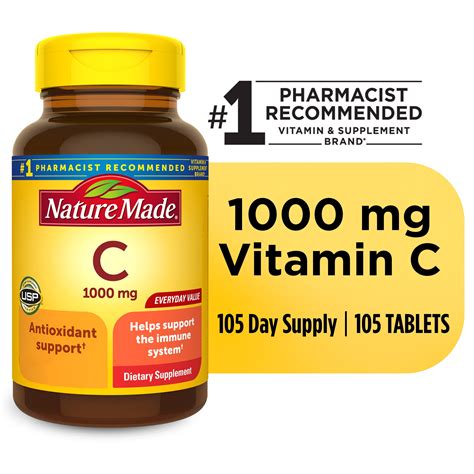 Nature Made Extra Strength Vitamin C 1000 Mg Tablets Dietary