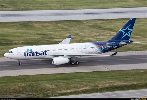 C Gjda Air Transat Airbus A330 200 At Toronto Pearson Intl On