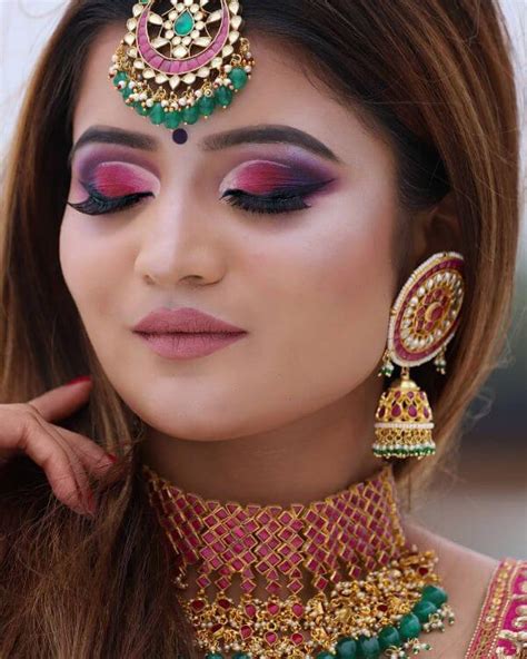 Indian Bridal Makeup Looks In Saree