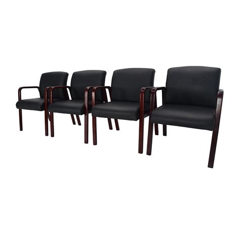 Set Of 4 Office Chairs 