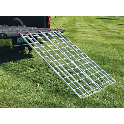 6 Aluminum Bi Fold Ramp 119432 Ramps And Tie Downs At Sportsmans Guide