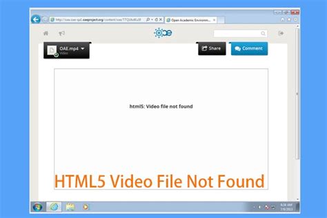Html Video File Not Found Fix It Now Using Solutions Clear