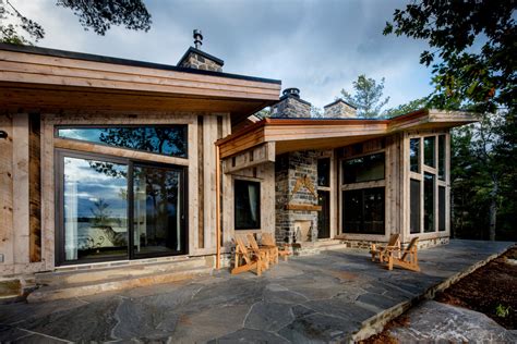 Contemporary Rustic On The Lake — Gilbert Burke
