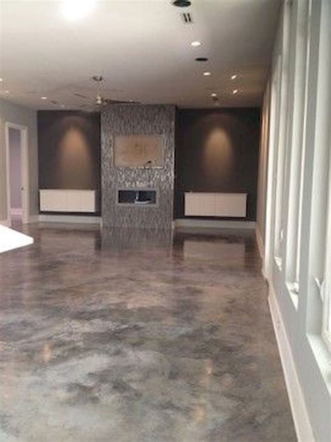 70 Smooth Concrete Floor Ideas For Interior Home 59