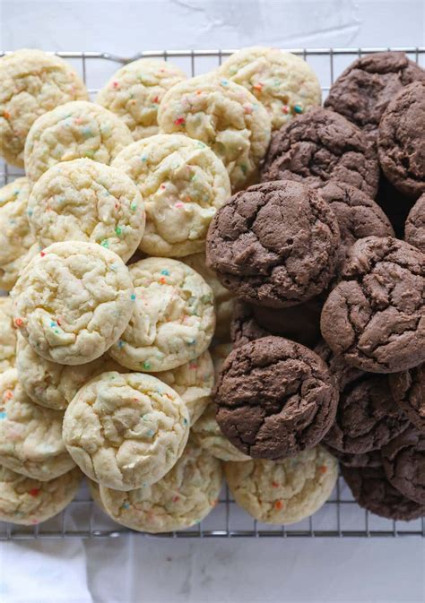 4 Ingredient Cake Mix Cookies Easiest Recipe Laurens Latest