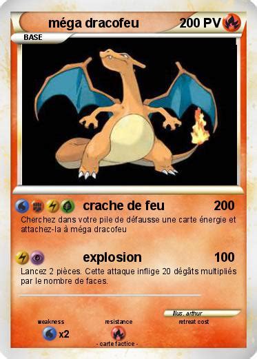 Pokémon Mega Dracofeu 36 36 Crache De Feu Ma Carte Pokémon