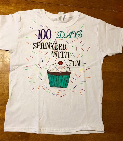 100th day of school shirt 100 days sprinkled with fun cupcake shirt school shirts 100days of