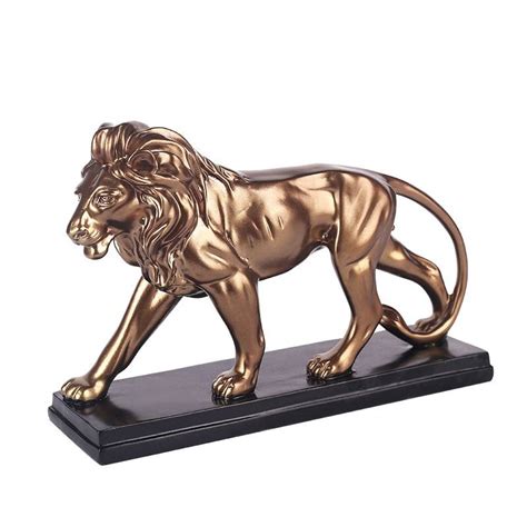 We appreciate your business and look forward to serving you in the future. Lion Statue For Home Decor - Resin, Figurine Ornament Home ...