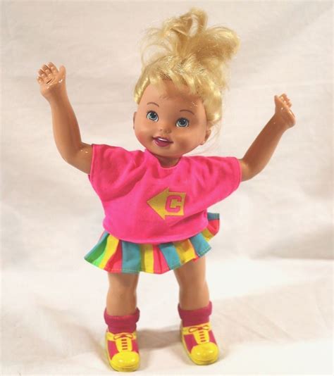 1997 Casey Cartwheel Cheerleader Doll Toy Biz Pat Pend Interactive Toy