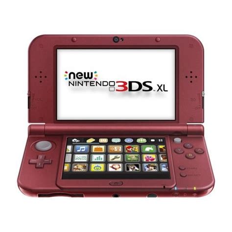 Nintendo New 3ds Xl Bundle 2 Items Nintendo New 3ds Xl Red And An