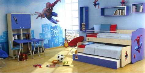 Selection of bed linen and spiderman themed bed can further strengthen our current theme stretcher. Decorating Kid's Room with Spiderman Theme (15 Photos ...